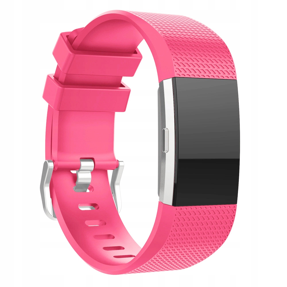 

Pasek Silikonowy FitBit Charge 2 / Różowy / Roz.S