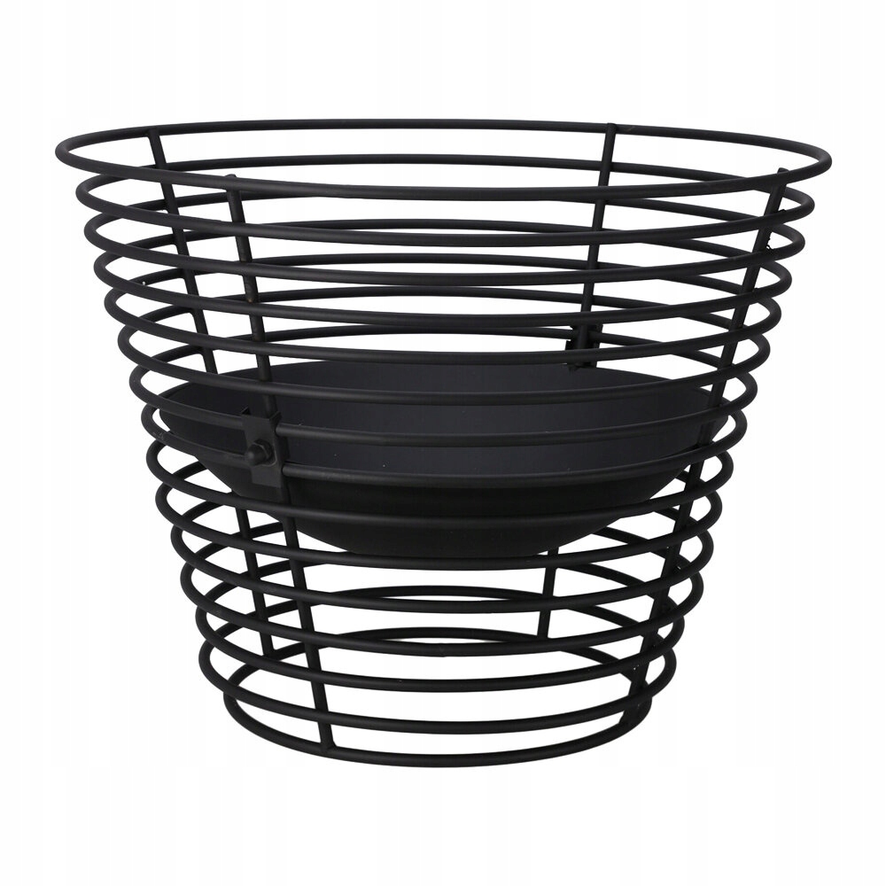 Záhradné Ohnisko S Kovovou Konštrukciou Ø 53 X 40 CM, Čierne