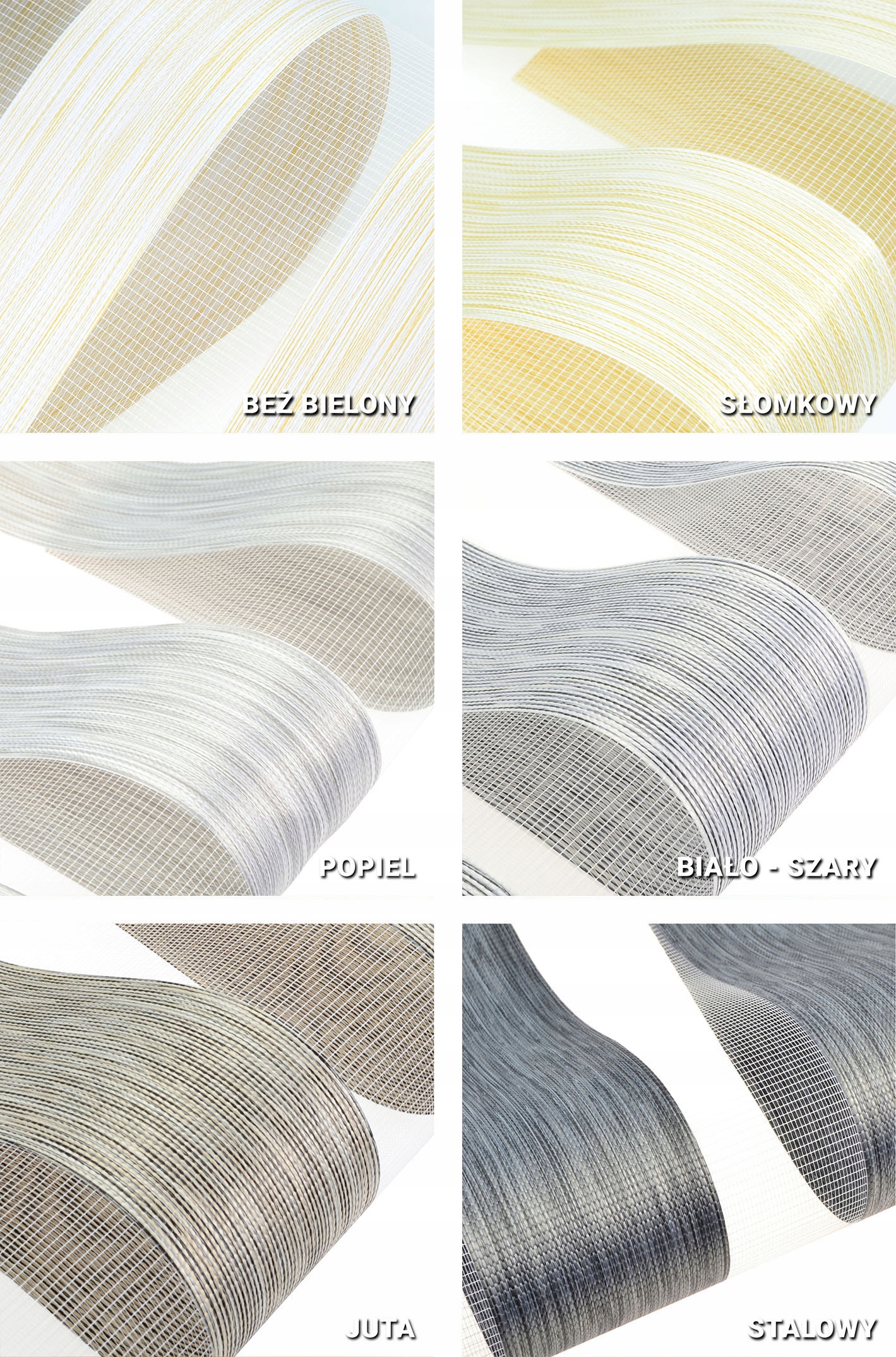 Roleta Dzień i Noc Premium bezinwazyjna 100x150 cm Typ montażu bezinwazyjny