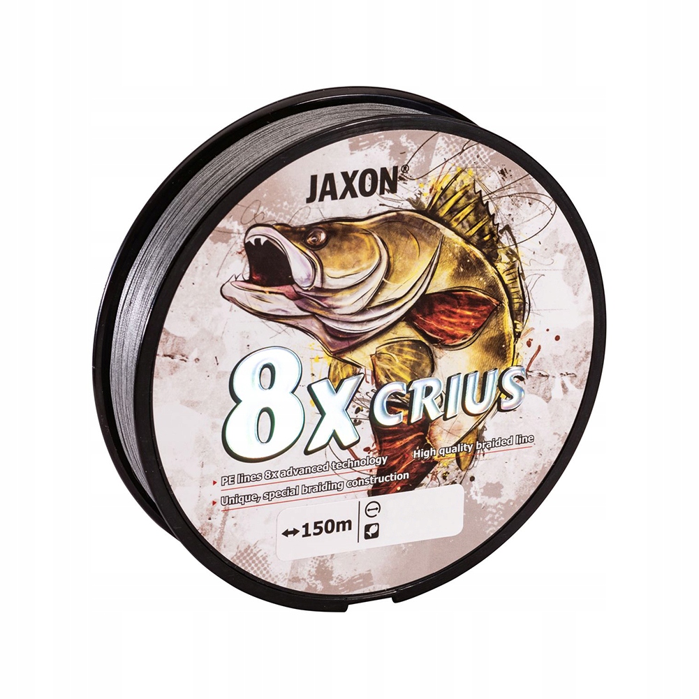 Jaxon Crius 8x 0.12 mm 150 m Plecionka Wędkarska