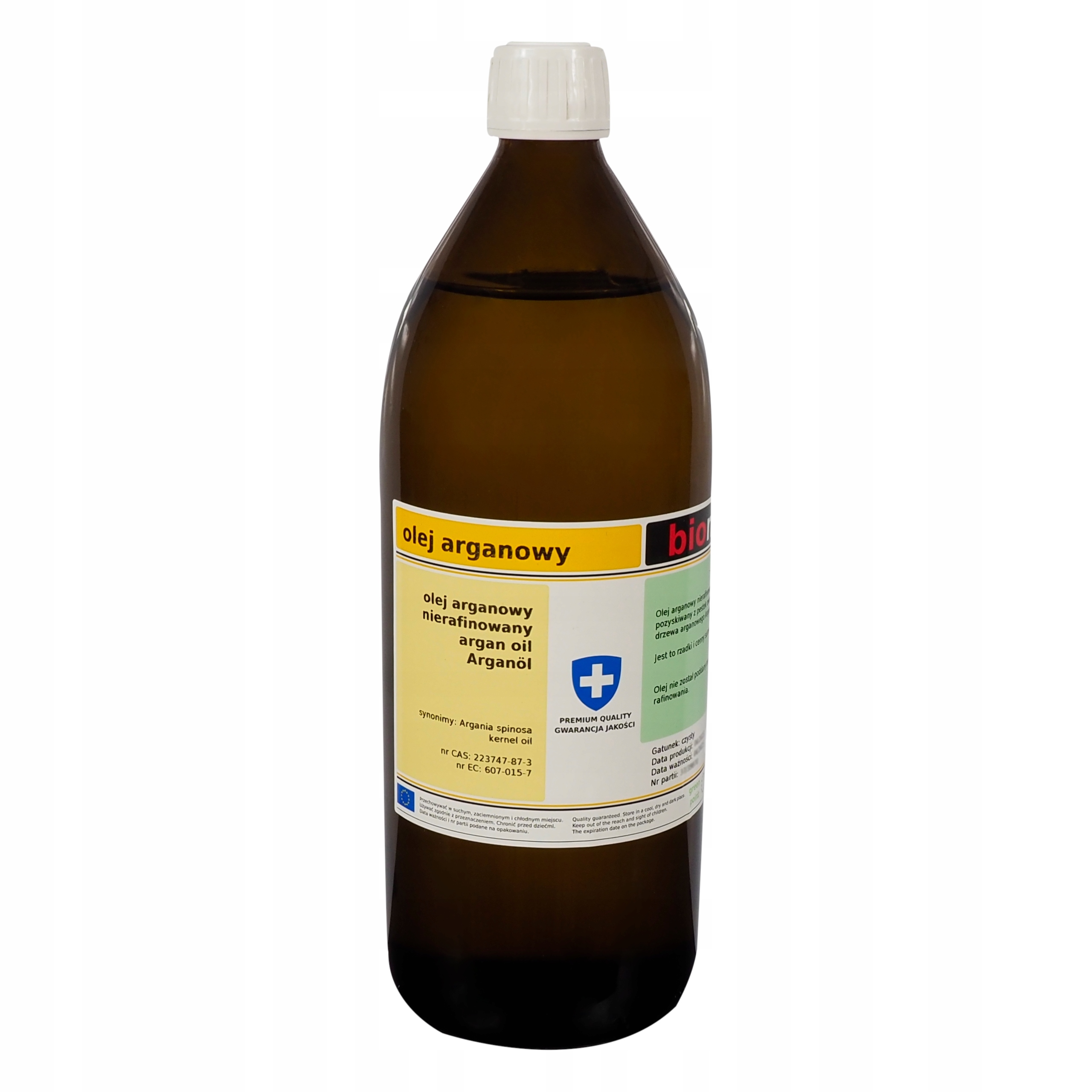 Biomus Olej Arganowy Nierafinowany 1L