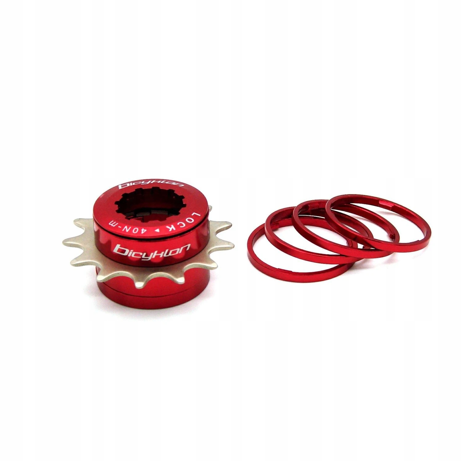 Zestaw do konwersji Bicyklon Single Speed 13T Shimano czerwony