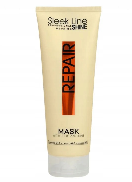 STAPIZ MASKA SLEEK LINE REPEAIR Z JEDWABIEM 250 ml
