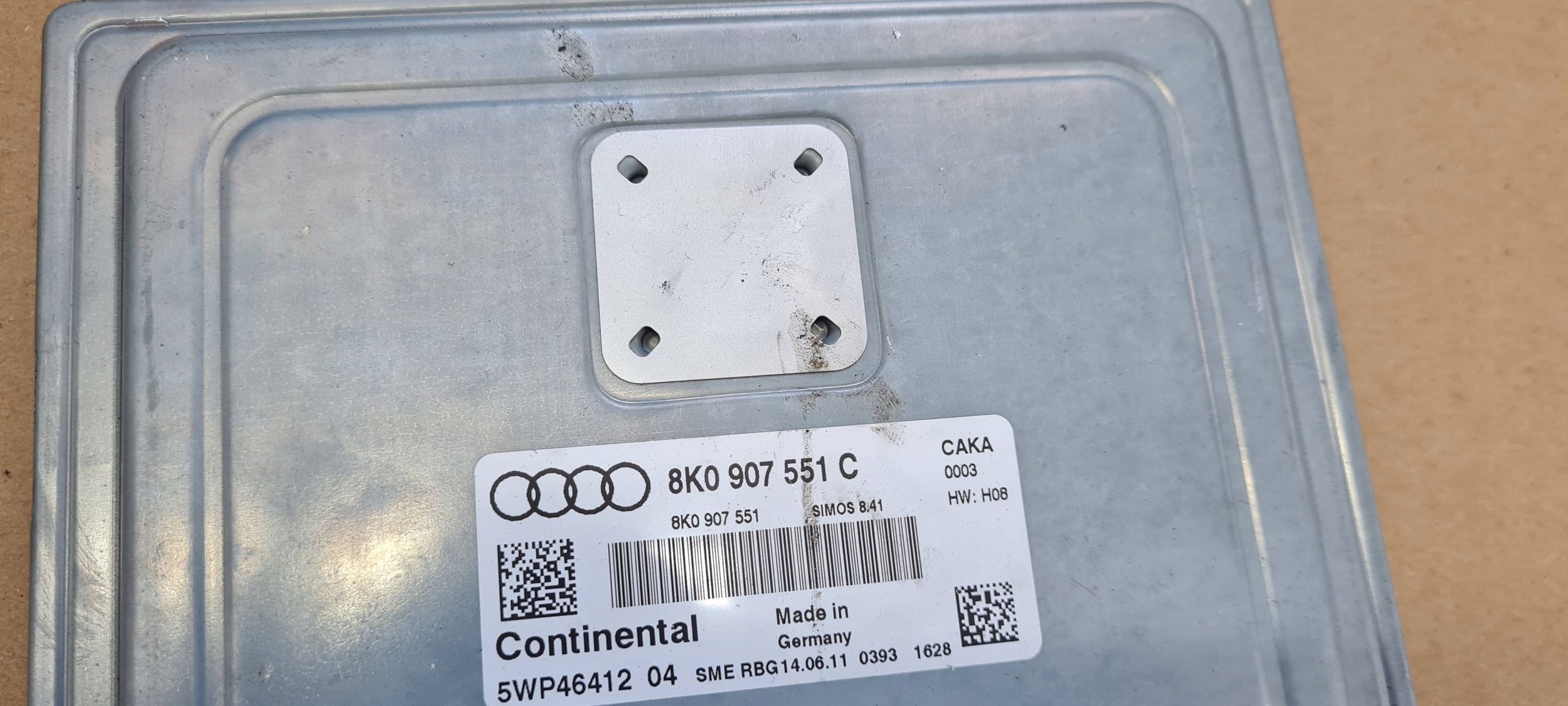 S4 B8 computer control unit of the engine 3.0 TFSI CAK ECU 8K0907551C