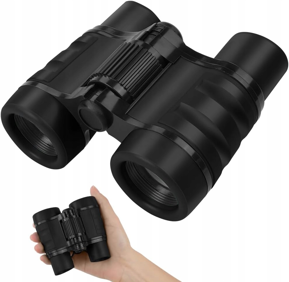 LORNETKA 4x30 IDEALNA DLA DZIECI SZKLANA OPTYKA NA WAKACJĘ PLAŻĘ CZARNA Marka inna