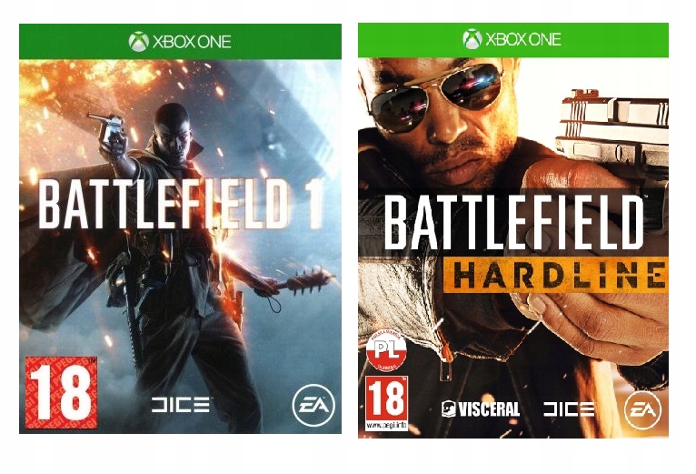 

Xboxone Zestaw 2 Gier Battlefield 1 & Hardline