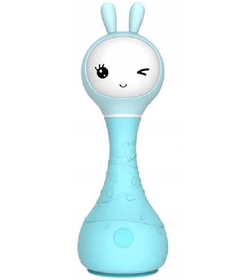 ALILO Smart Bunny ZABAWKA INTERAKTYWNA GRZECHOTKA KRÓLICZEK NIEBIESKA 0M+