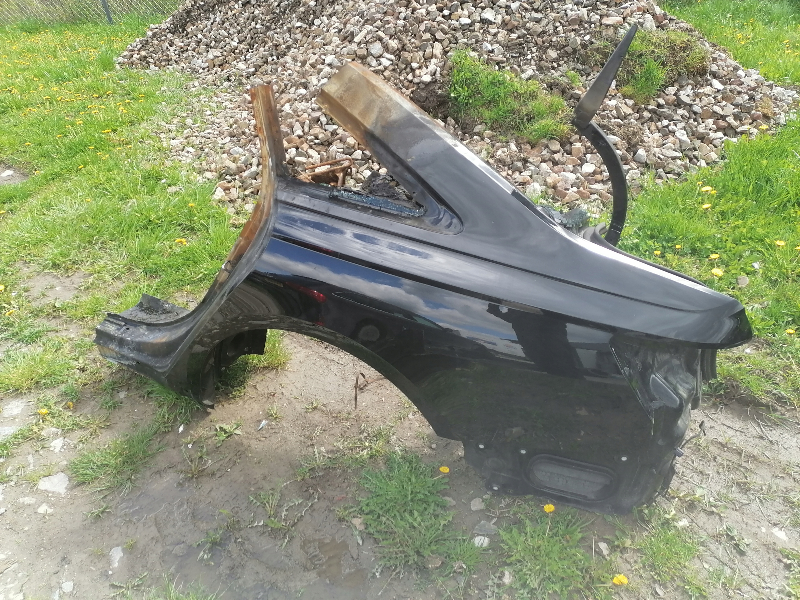 quarter left left rear part Audi a6 c8 sedan