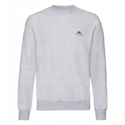 

Bluza męska Vintage małe logo FruitLoom Grey L
