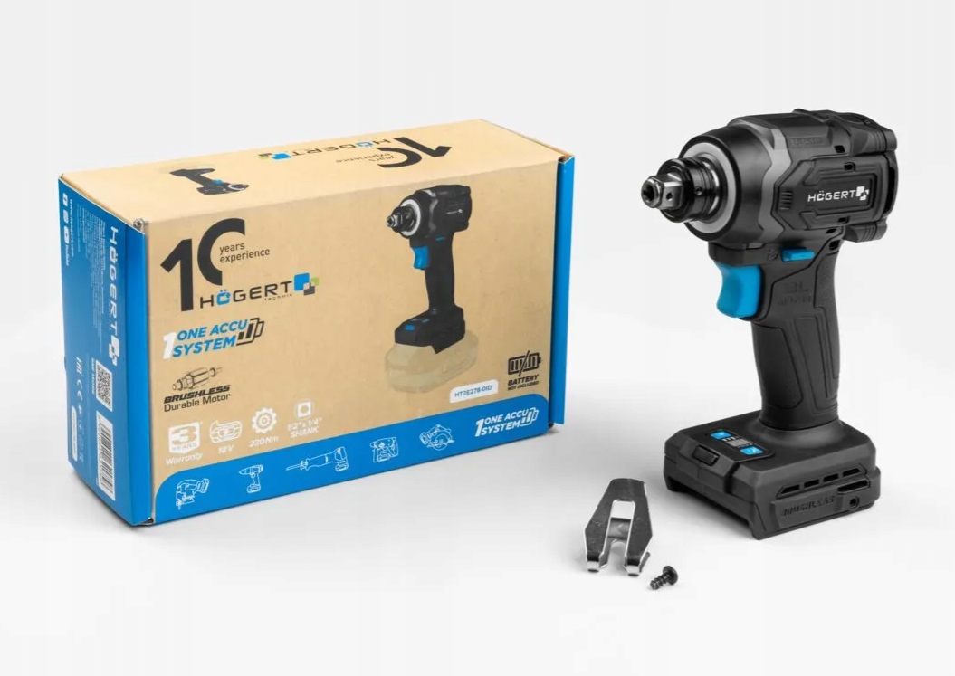 Zakrętarka klucz udarowy akumulatorowa 230 Nm 18V HT2E278-0ID