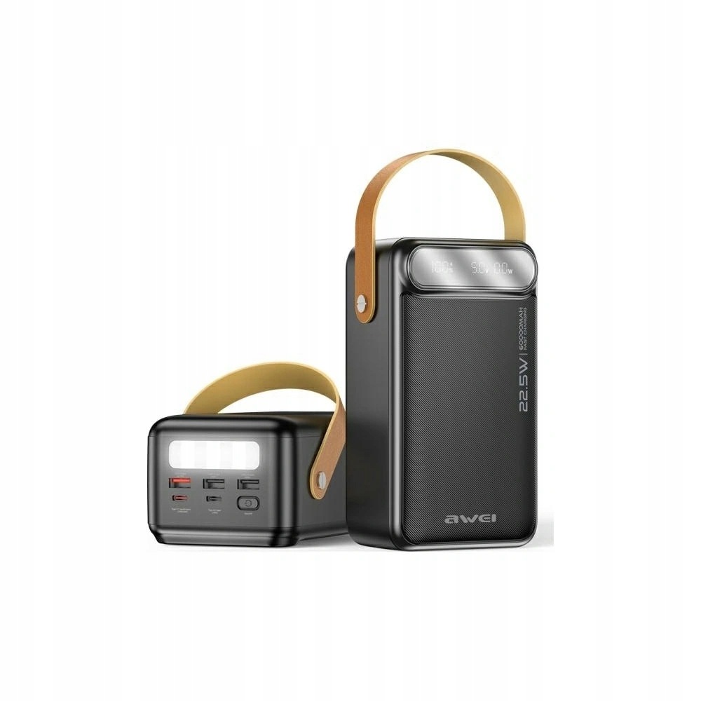 Powerbanka Awei P101K 60000mAh 22.5W Černá Rychlé nabíjení