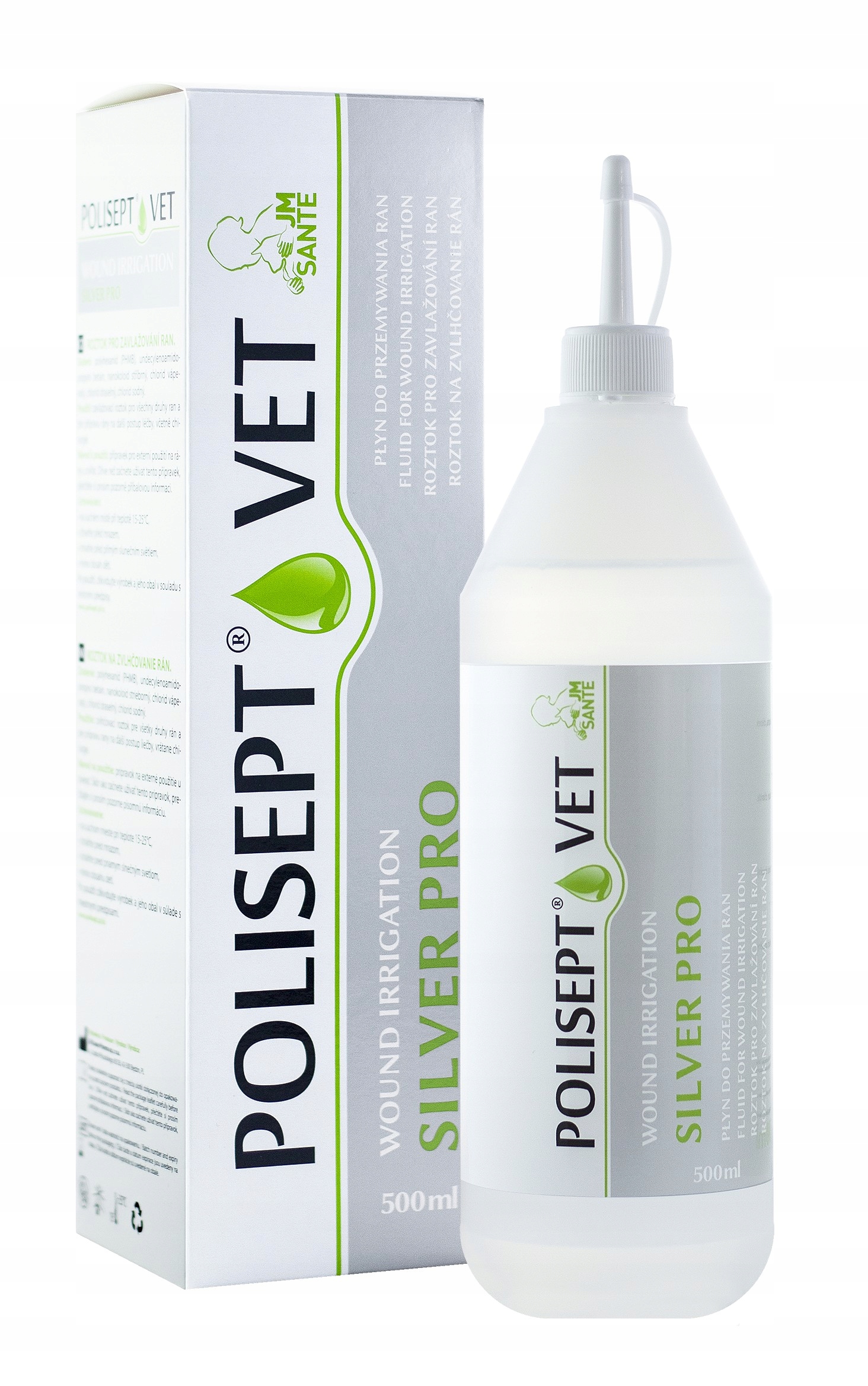 Levně Polisept Vet Wound Irrigation Silver Pro na promývání ran 500ml