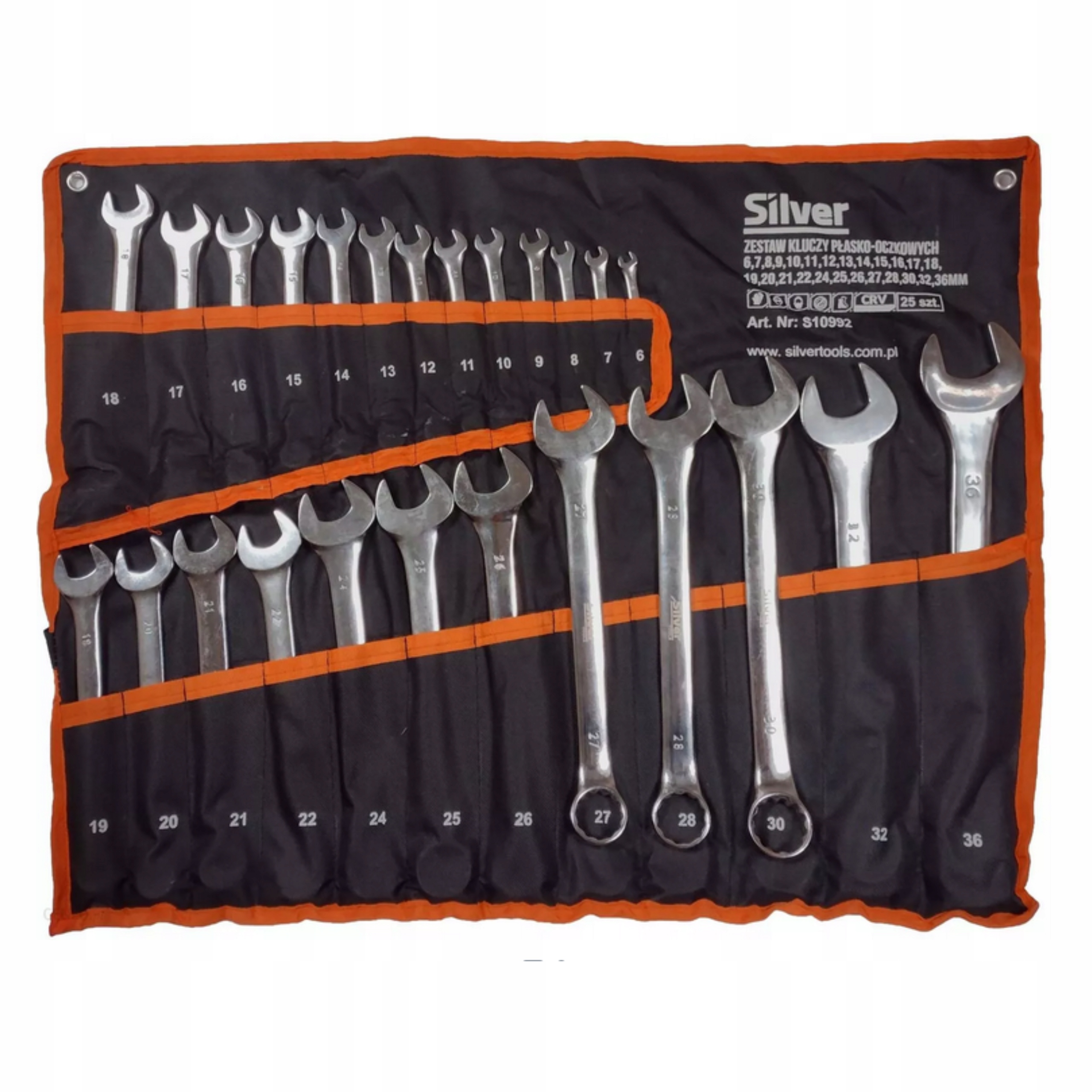 

Zestaw kluczy PŁ-OCZ.25elm 6-36mm Silver