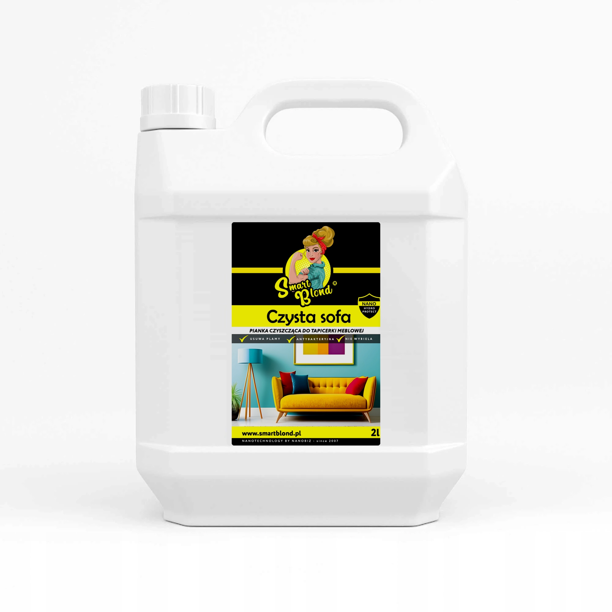 Levně Smartblond Čistá pěnová pohovka na čalounění nábytku 2 litry