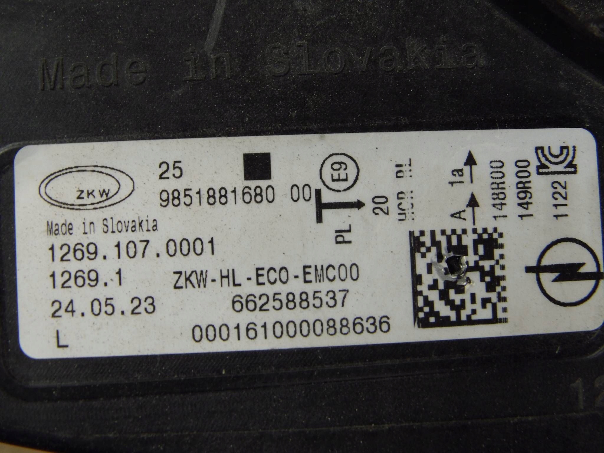 Opel Astra L VI 2022+ light left front front left 9851881680