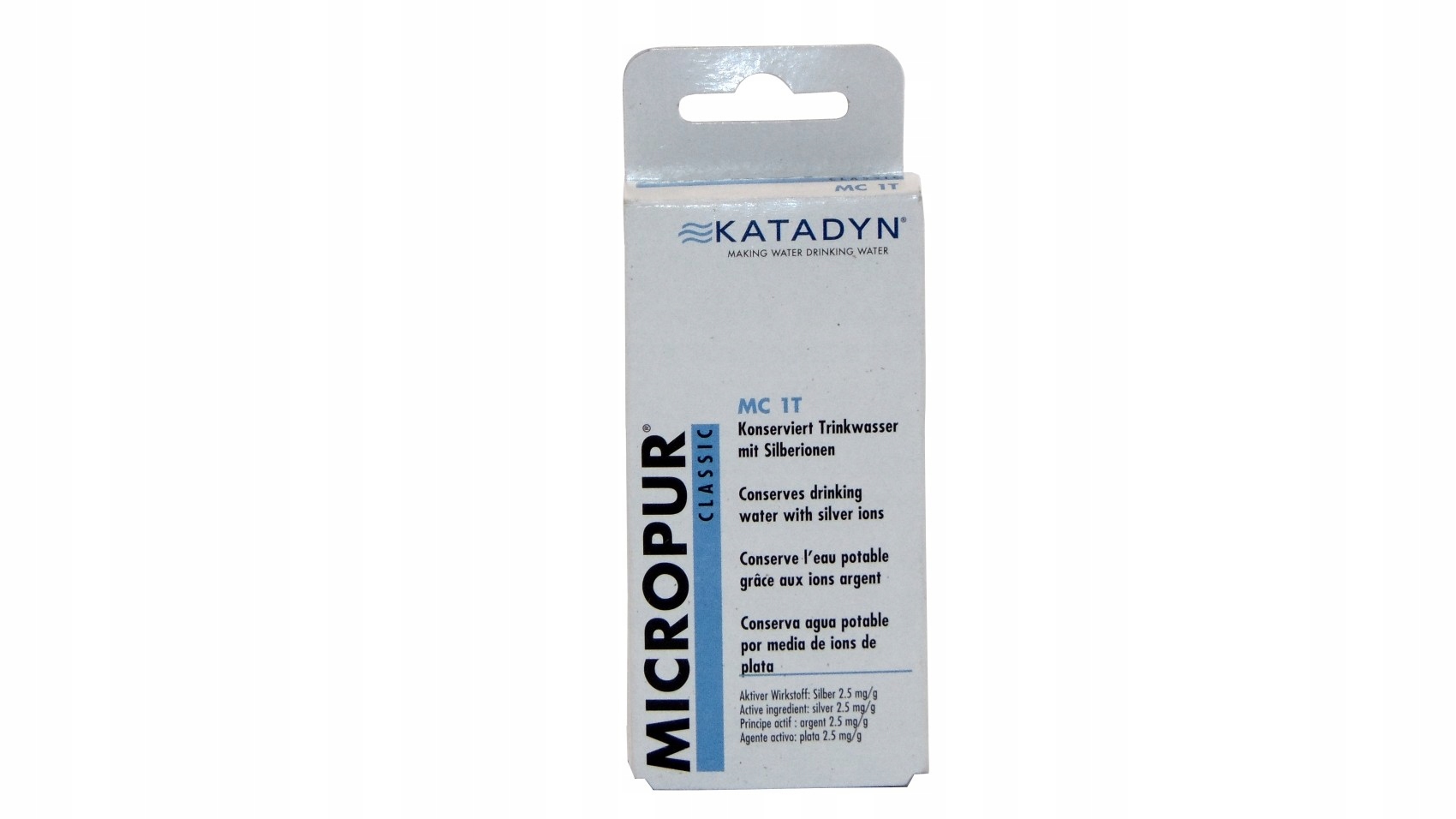 Katadyn Classic Tabletki do dezynfekcji,opakowanie 100szt