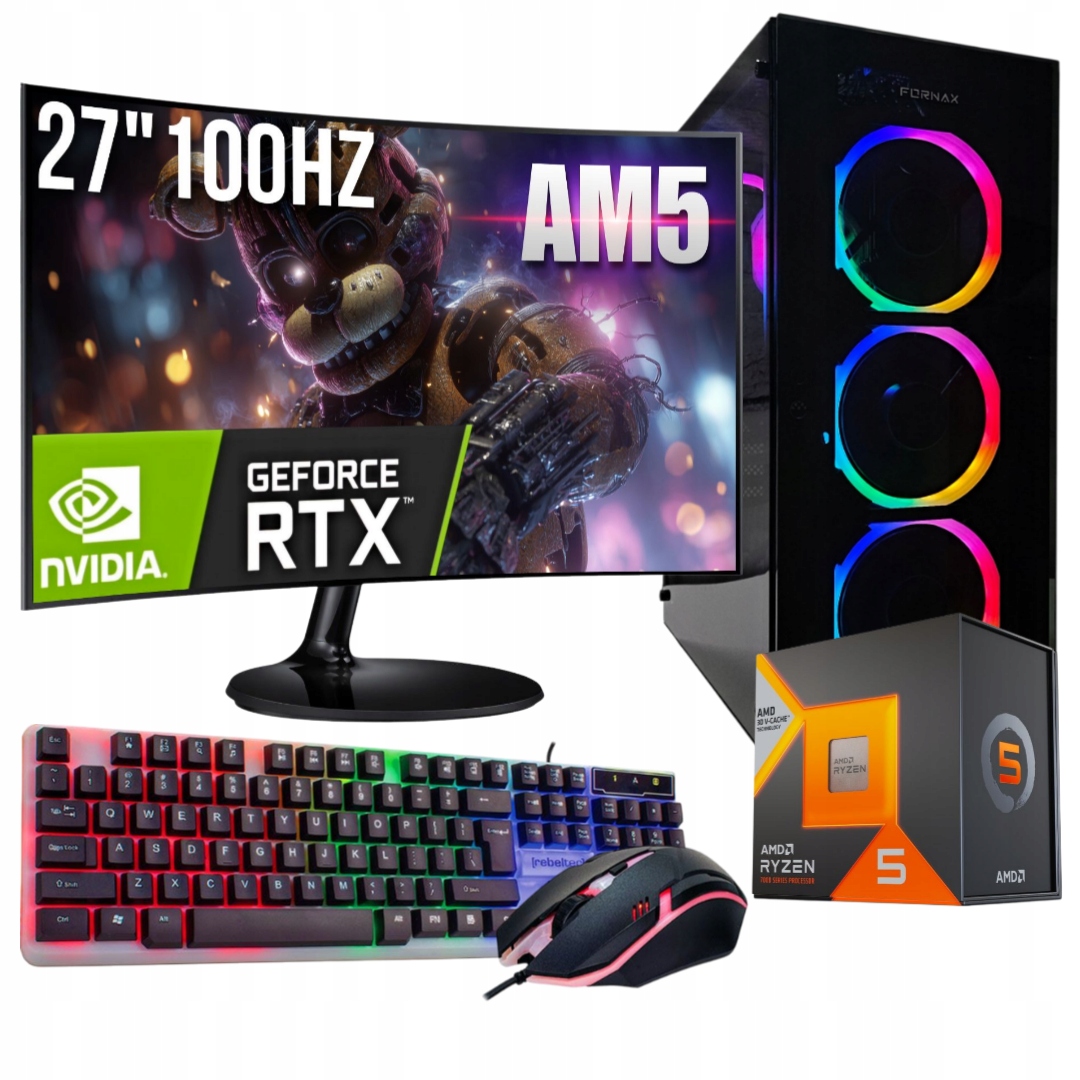 Herná Súprava Thunderblade R5 7500F/32GB/RTX5050/1TB SSD/W11/27" 100 Hz