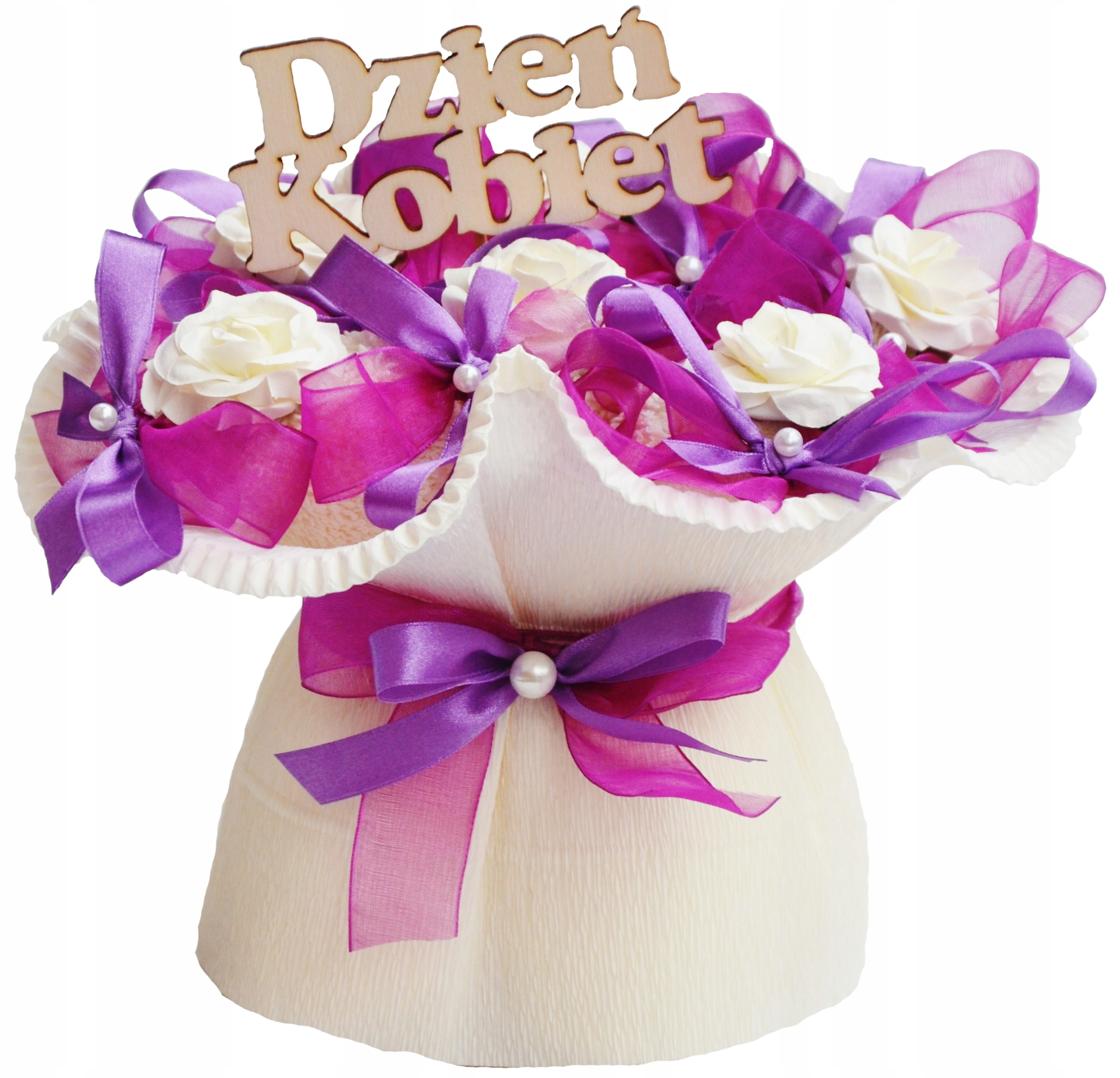 BUKIET KWIATÓW z Ręczników Prezent na Dzień Kobiet Kod producenta dla Żony Mamy Szefowej Dyrektor