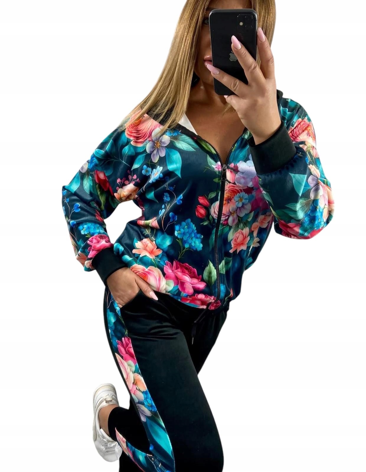 Z927 Rozepínací Velurový Teplákovka S Kapucí Barvy 6 vel. 56 (8XL)