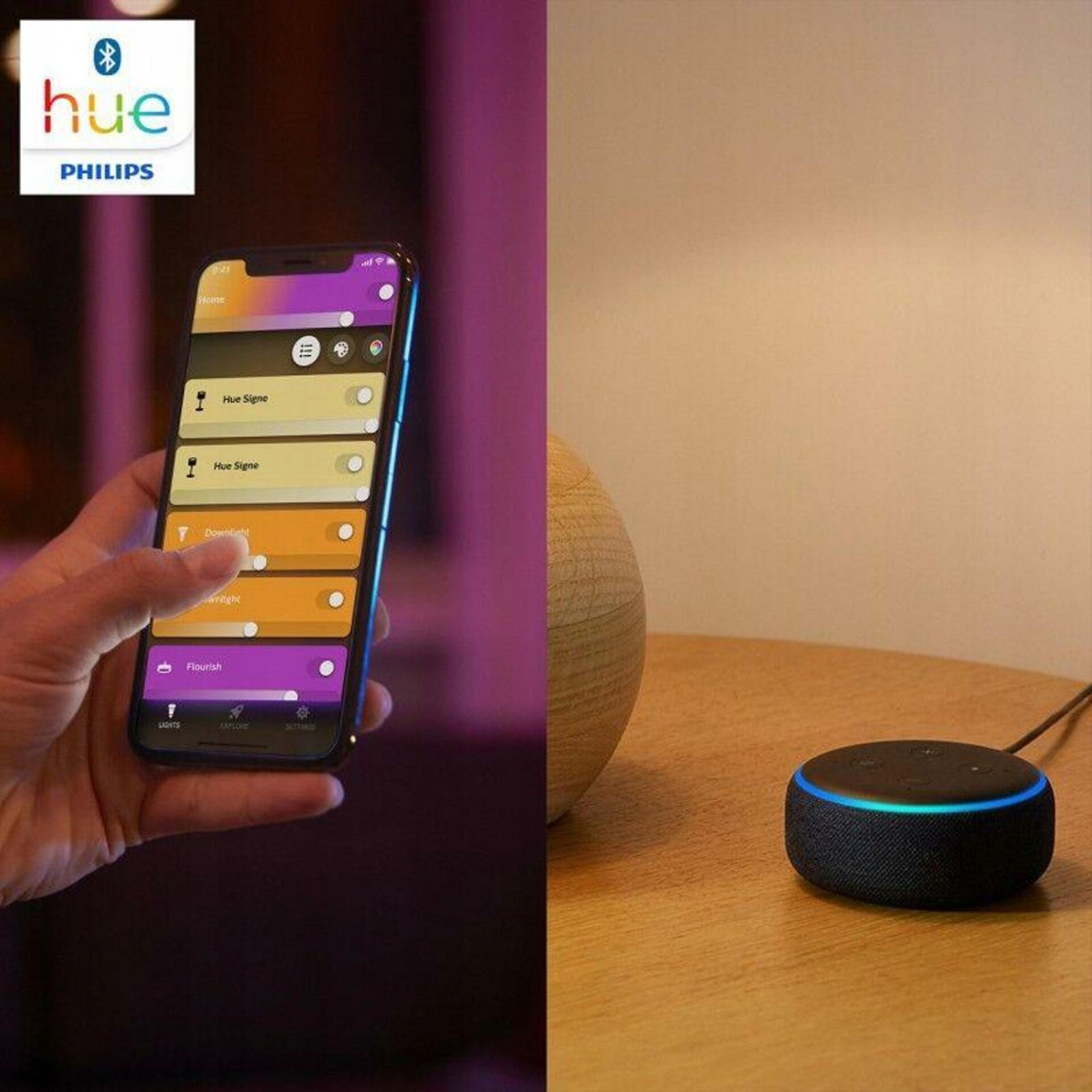 Philips Inteligentna żarówka Hue Bluetooth 6W, E14, White and Color Ambiance Klasa efektywności energetycznej G