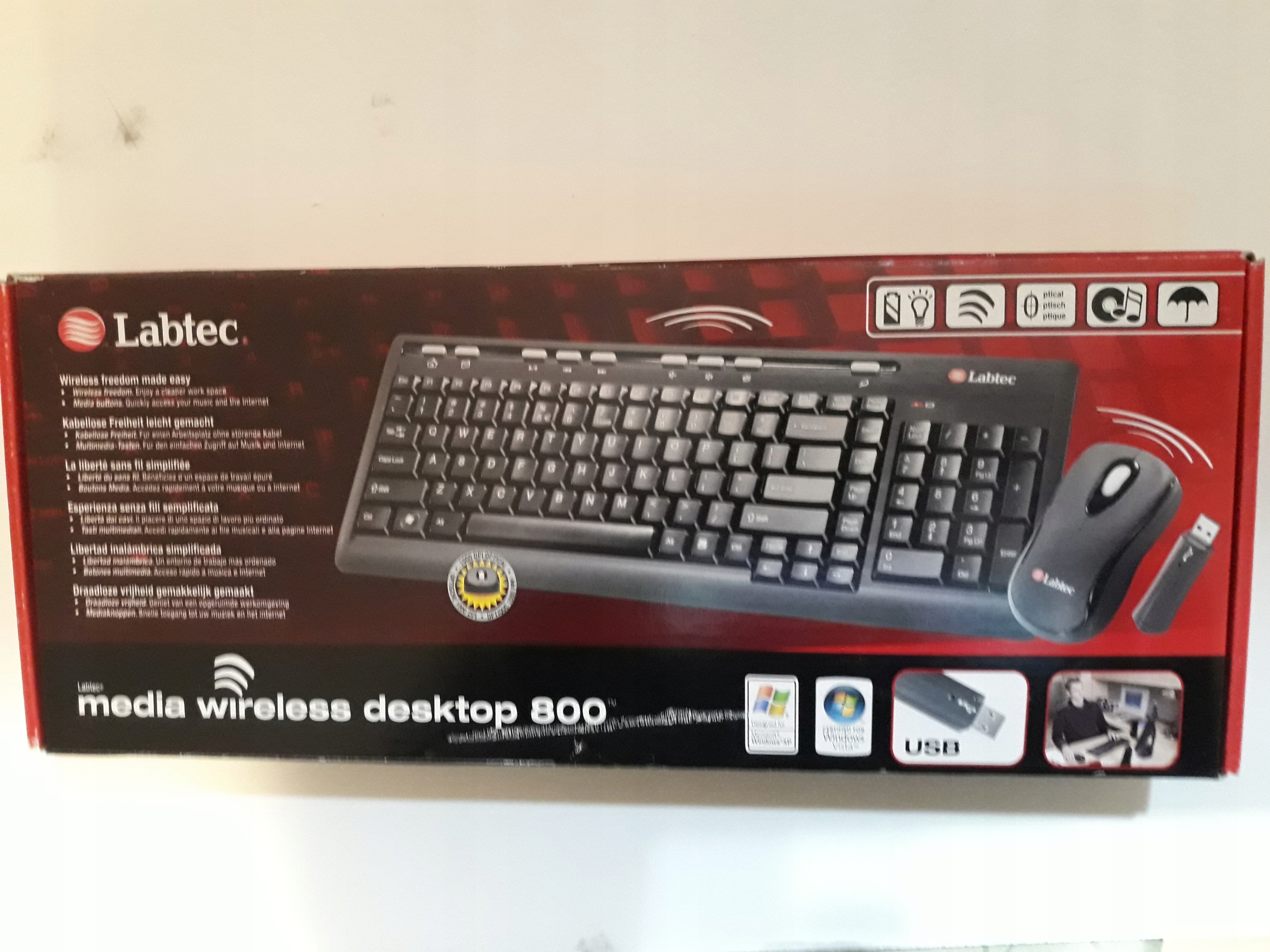 KLAWIATURA MECHANICZNA LOGITECH LABTEC MEDIA WIRELESS 800 • Opinie ...