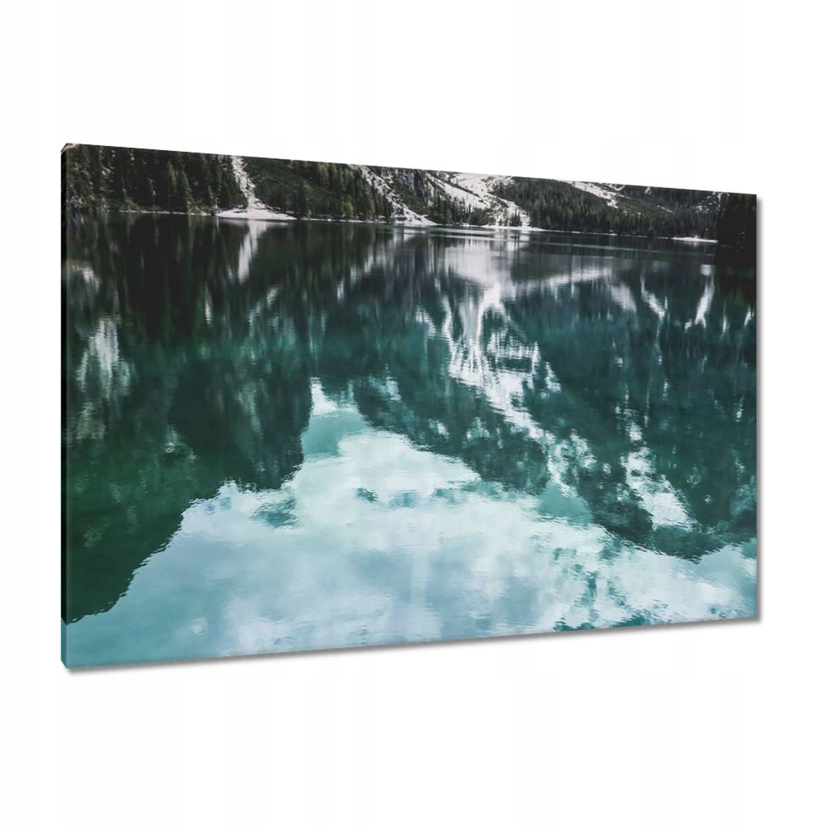 Obrazy 120x80 Jezero v Alpách Hory