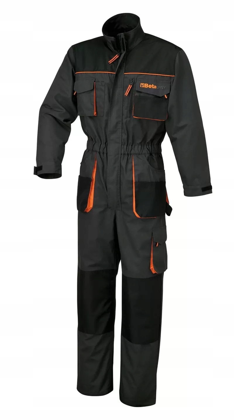 Kombinezon roboczy beta easy płótno t/c wstawki oxford 260 g/m2 kolor szary
