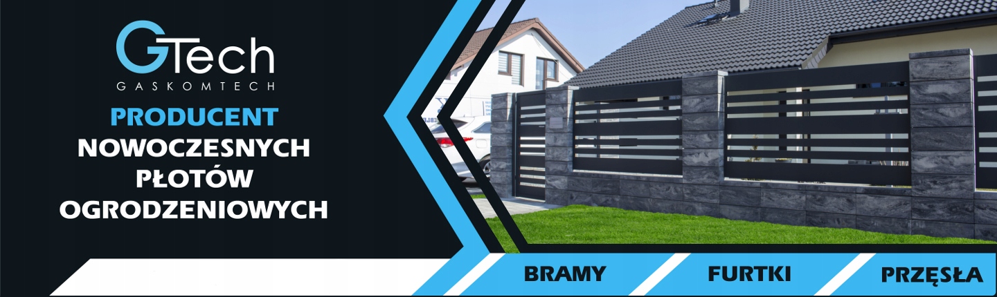 Przęsła perforowane malowane do ogrodzeń łupanych Maksymalna wysokość elementu 140 cm