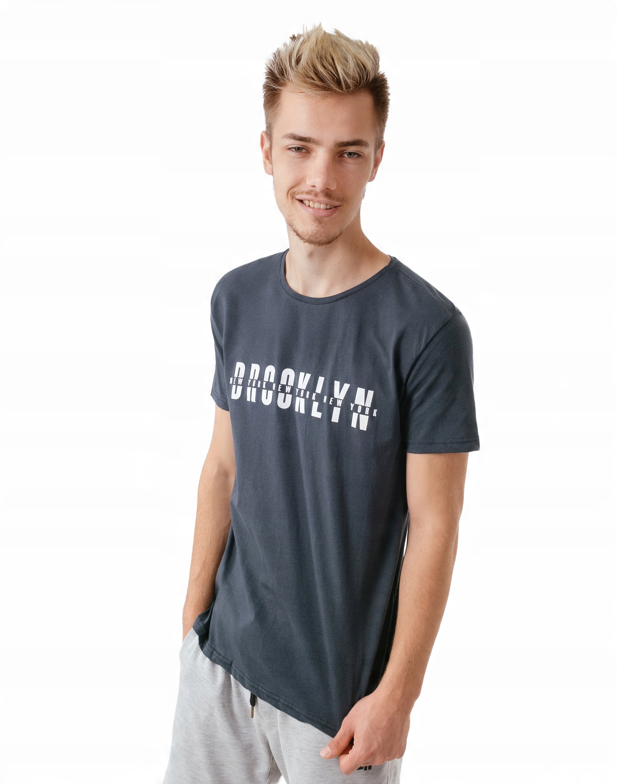 

Koszulka Podkoszulek Męski T-shirt Top KM10-04 r M