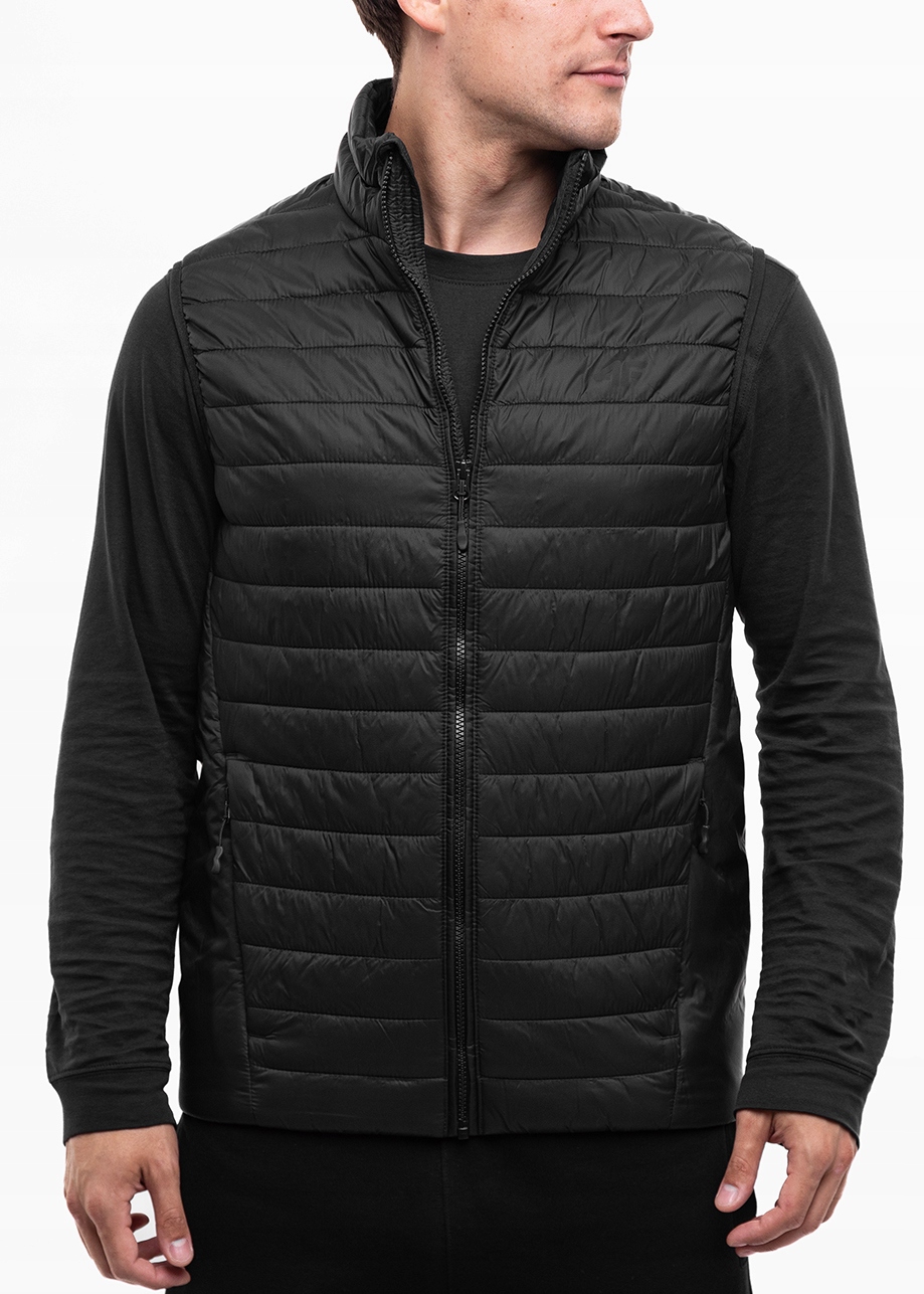 4F pánská bunda bez rukávů péřová pohodlná lehká vesta, velikost M