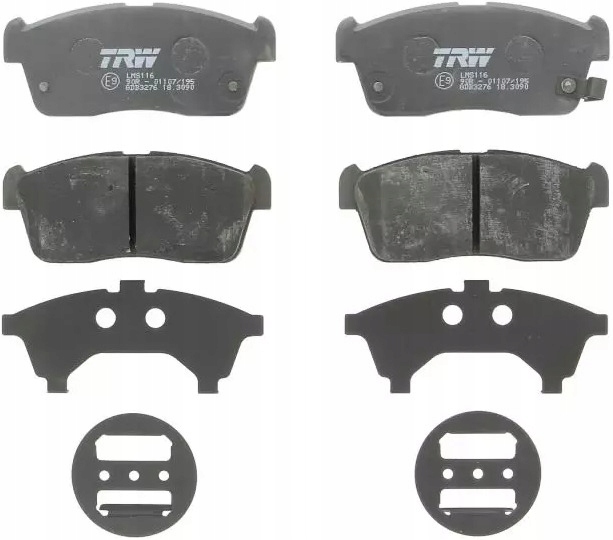 

Trw Klocki Hamulcowe Przód Suzuki Ignis I II