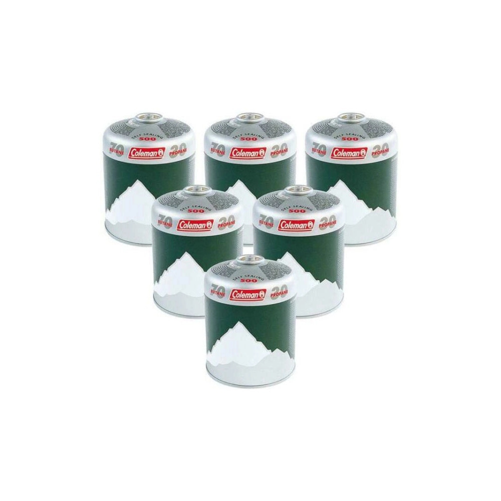 Zestaw kartuszy Coleman Performance Gas C500 Value 6PACK