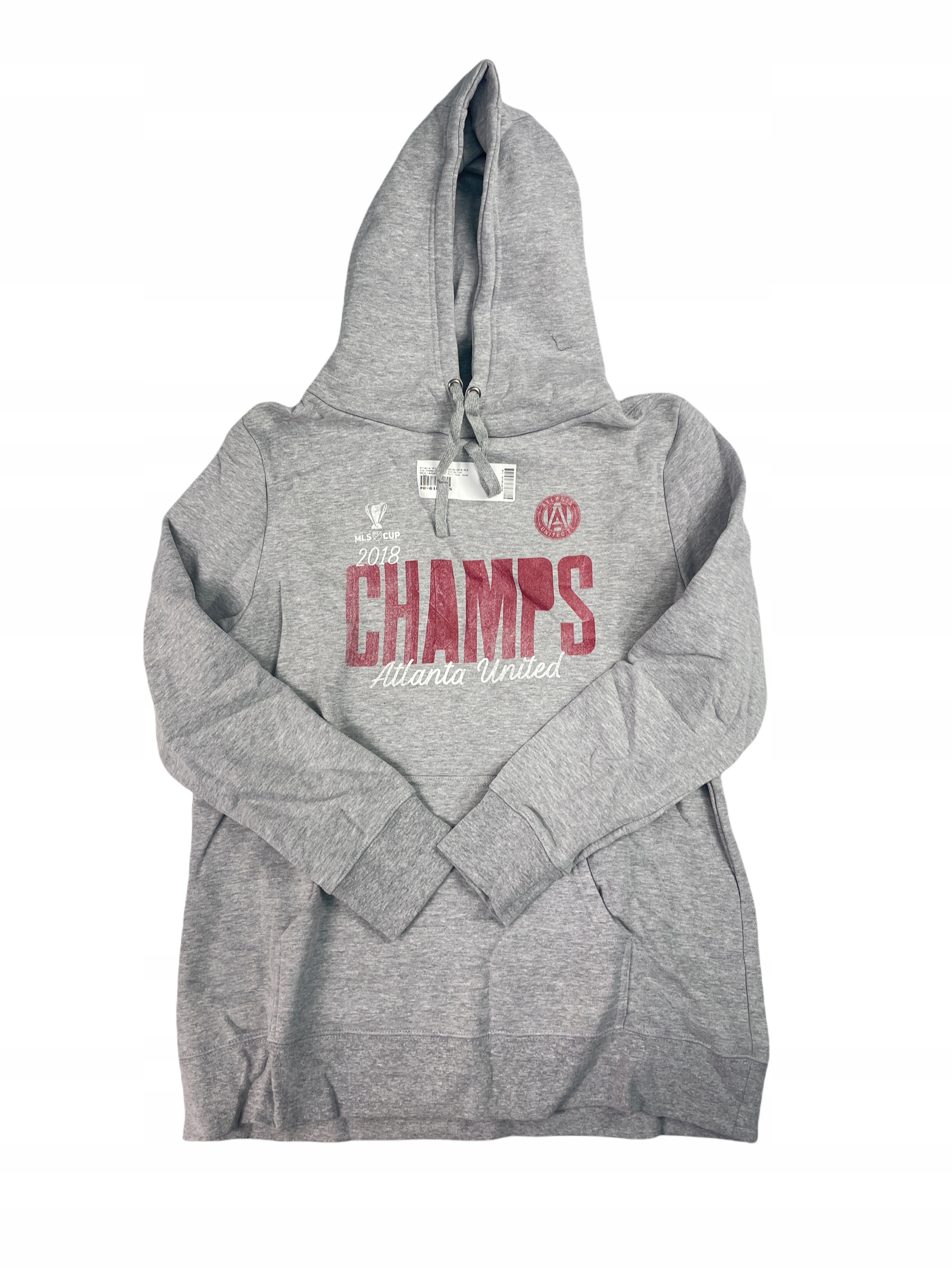 Szara bluza damska kaptur Atlanta United Mls 2XL