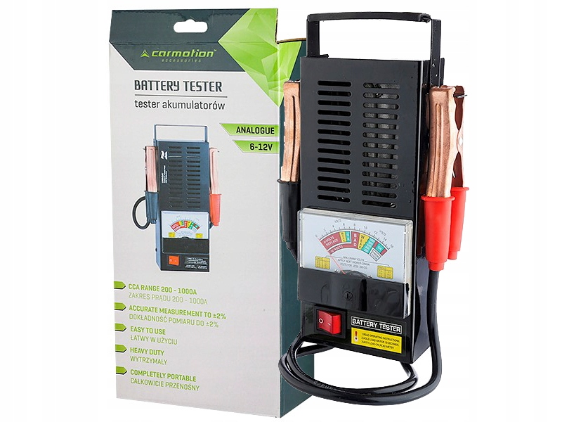 Tester akumulatorów 6-12V, analogowy Kod producenta 58680