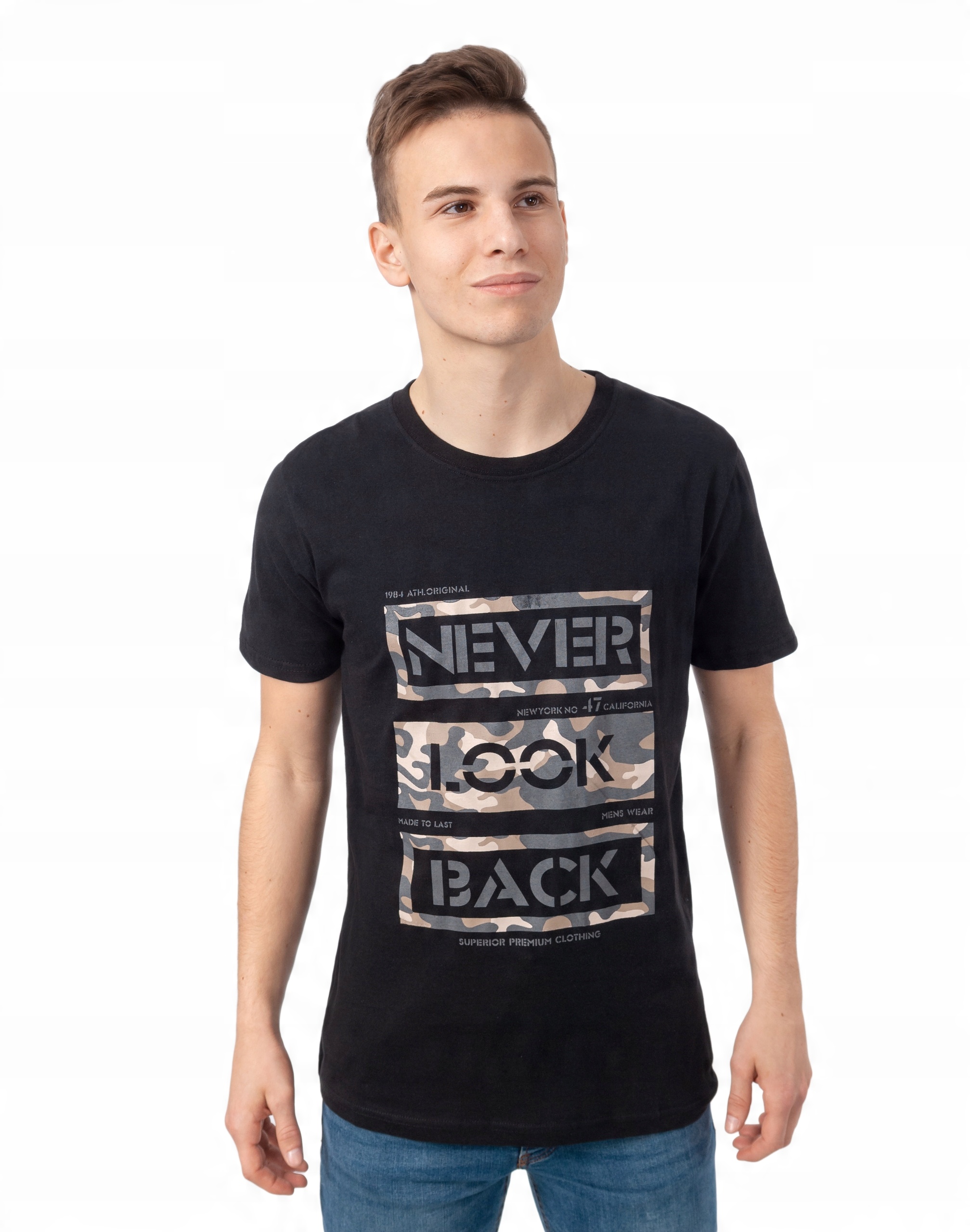 

Koszulka Podkoszulek Tshirt Męski Shirt KM18-4 r M