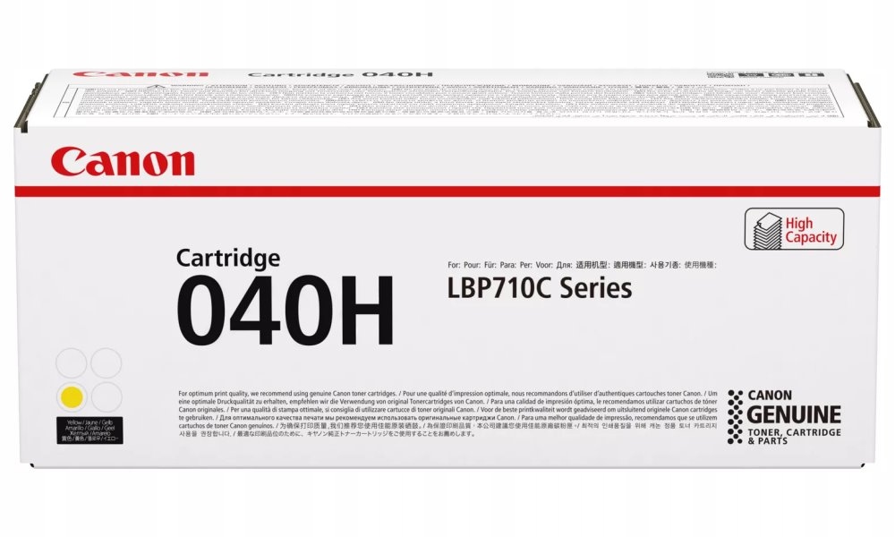 Canon originální toner CRG-040H (žlutý, 10000str.) pro Canon imageCLASS Lbp