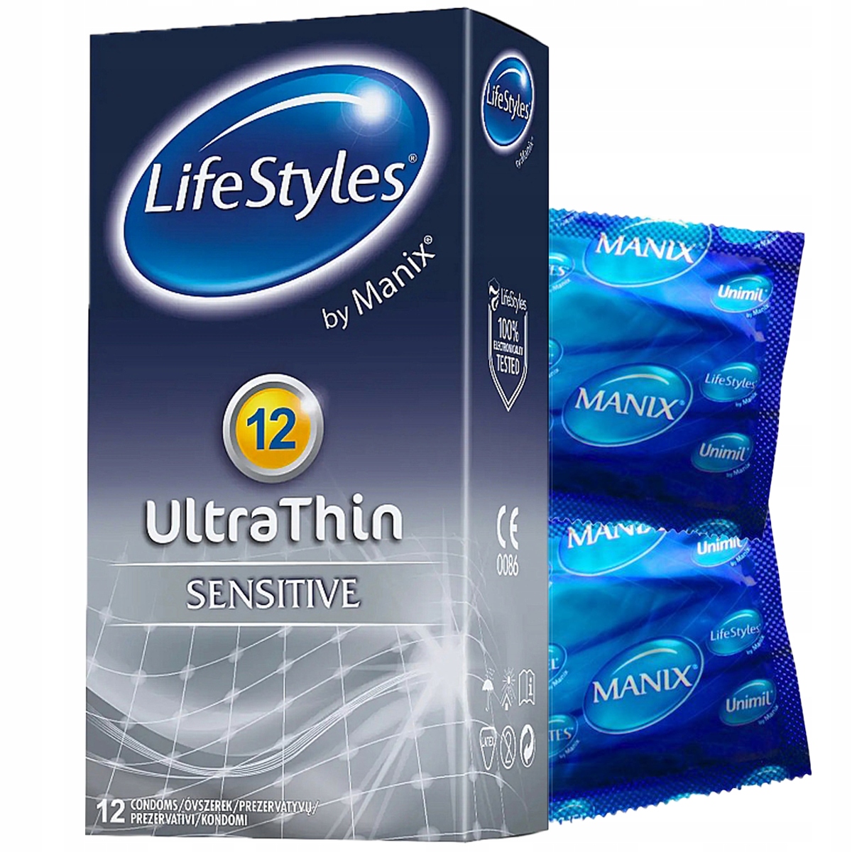 

Prezerwatywy supercienkie Lateksowe 12 Sztuk