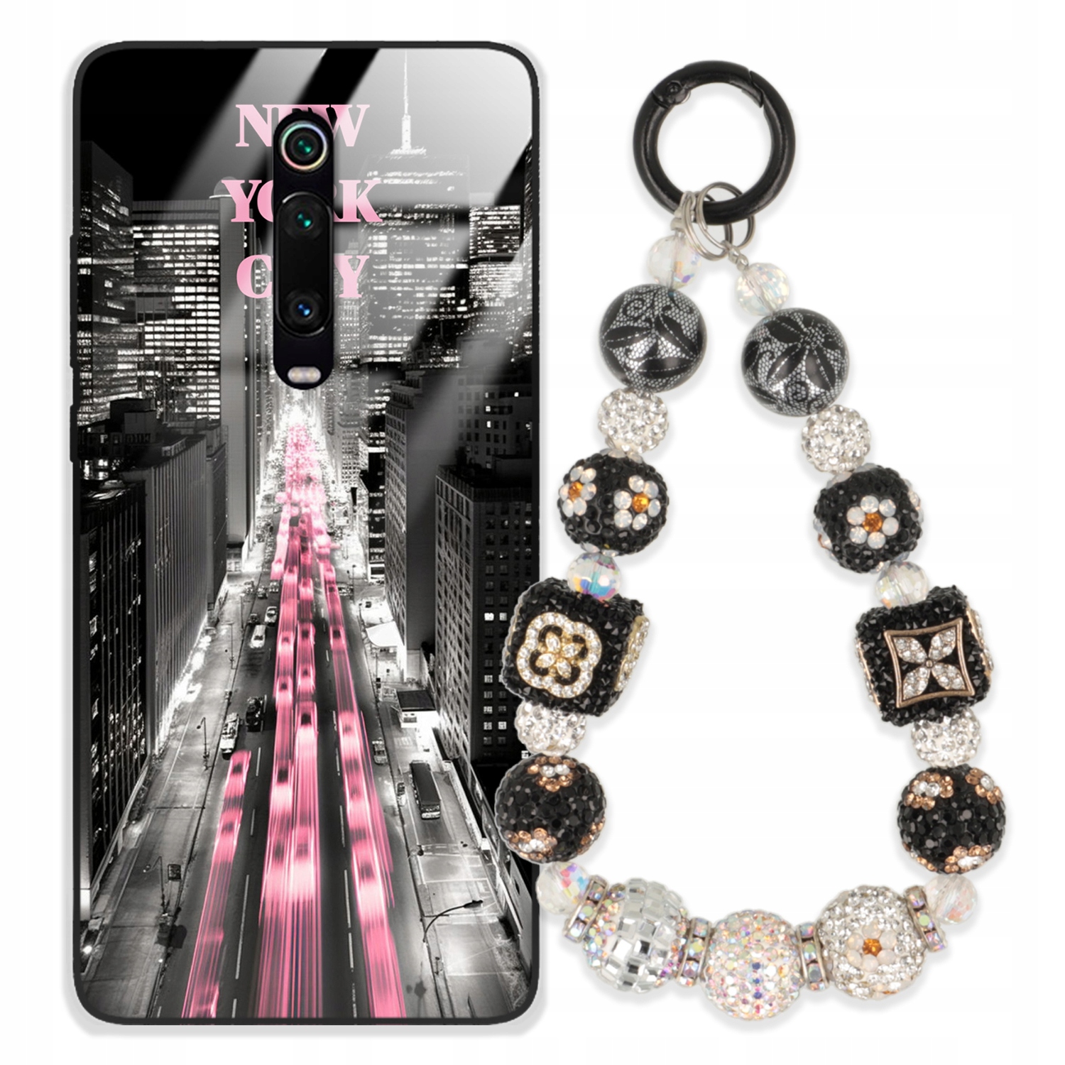 Puzdro Pre Xiaomi Redmi K20 Pro Glass Kľúčenka Štýlové Prémiové Puzdro