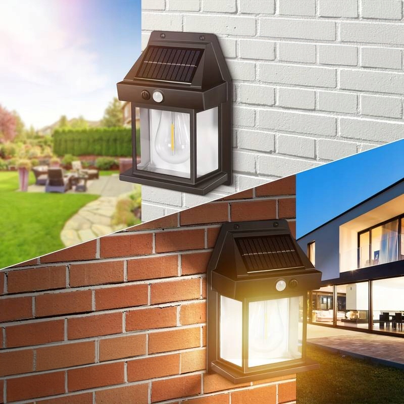 LAMPA SOLARNA KINKIET ŻARÓWKA LED ELEWACYJNA ŚCIENNA OGRODOWA ZEWNĘTRZNA Kod producenta LAMPKA NA ŚCIANĘ DO OGRODU TARAS ULICZNA