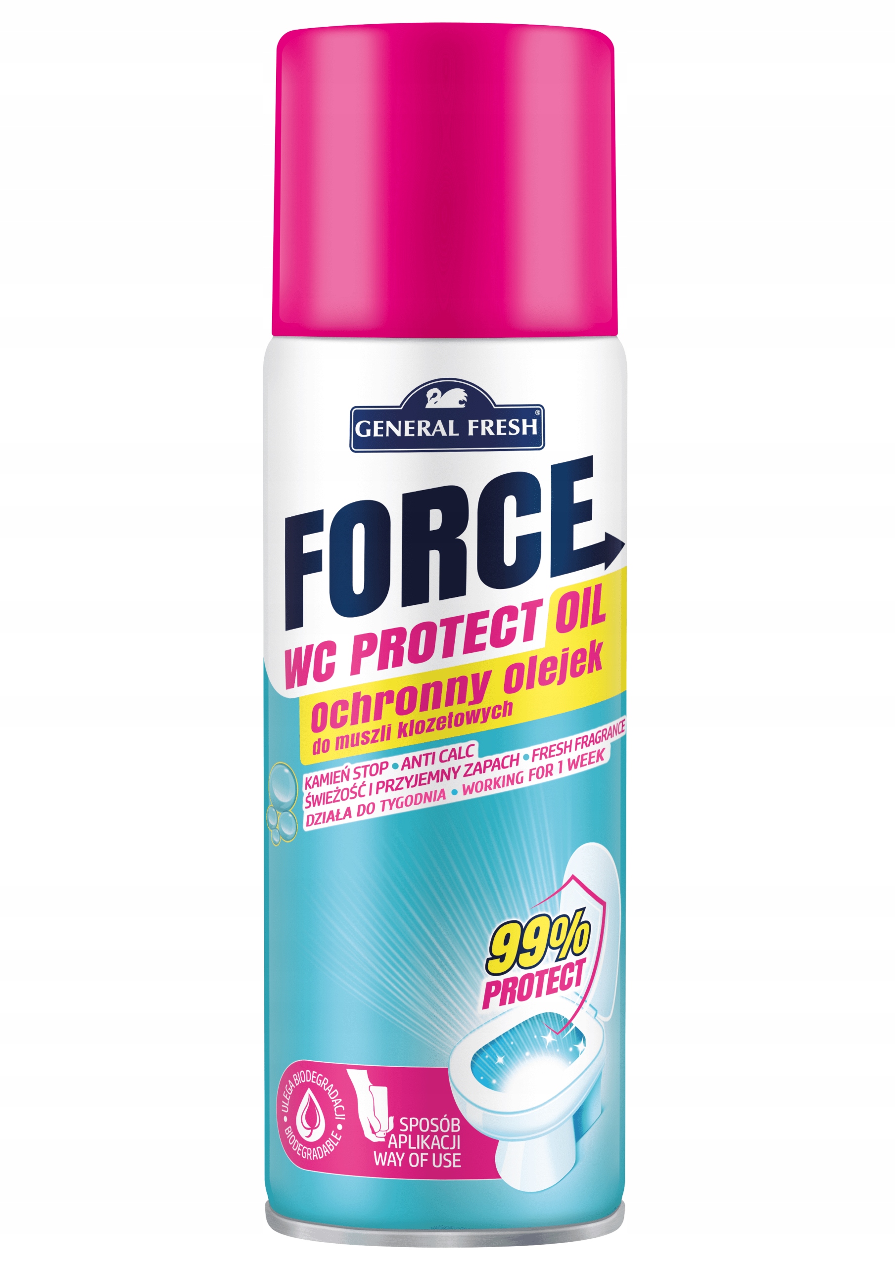 General Fresh Force Ochronny olejek do wc 200 ml