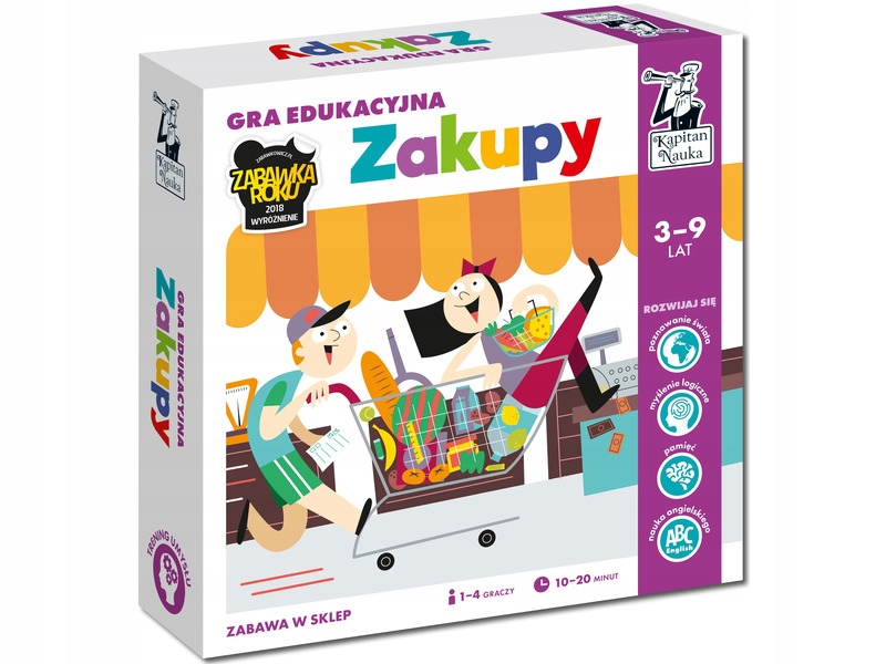Gra edukacyjna KAPITAN NAUKA Zakupy