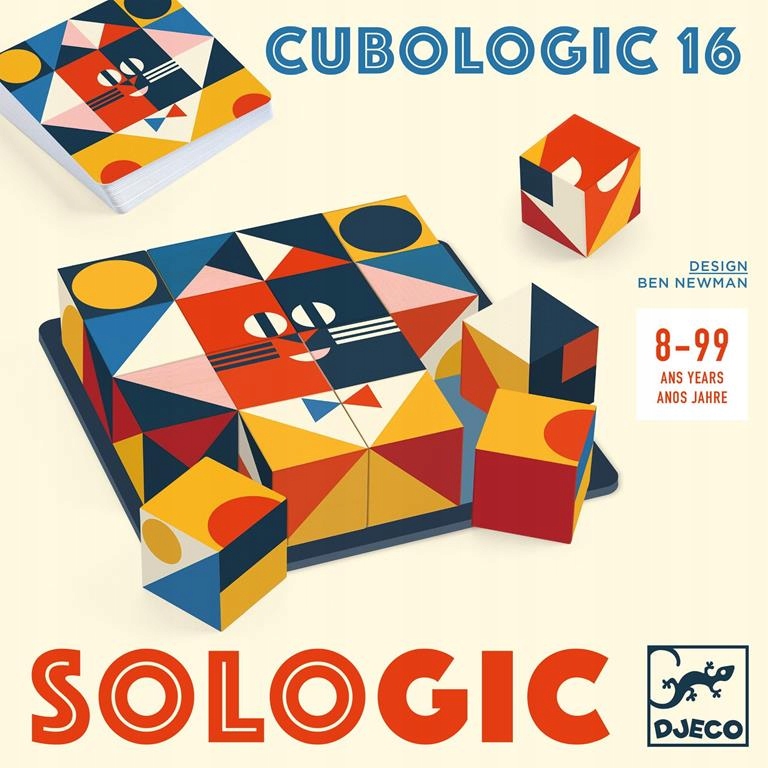 

Cubologic układanka logiczna 16 elementów Djeco 8+
