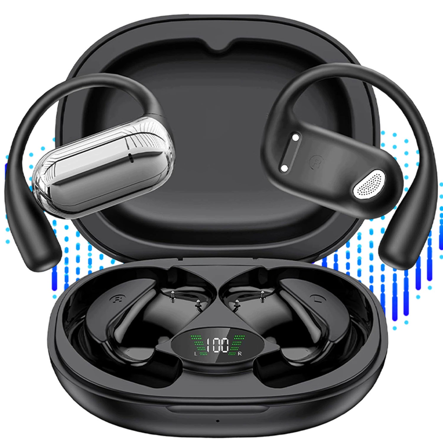 Sluchátka Ai Translator 198 jazyků Bluetooth 6.1 s potlačením šumu 50 hodin