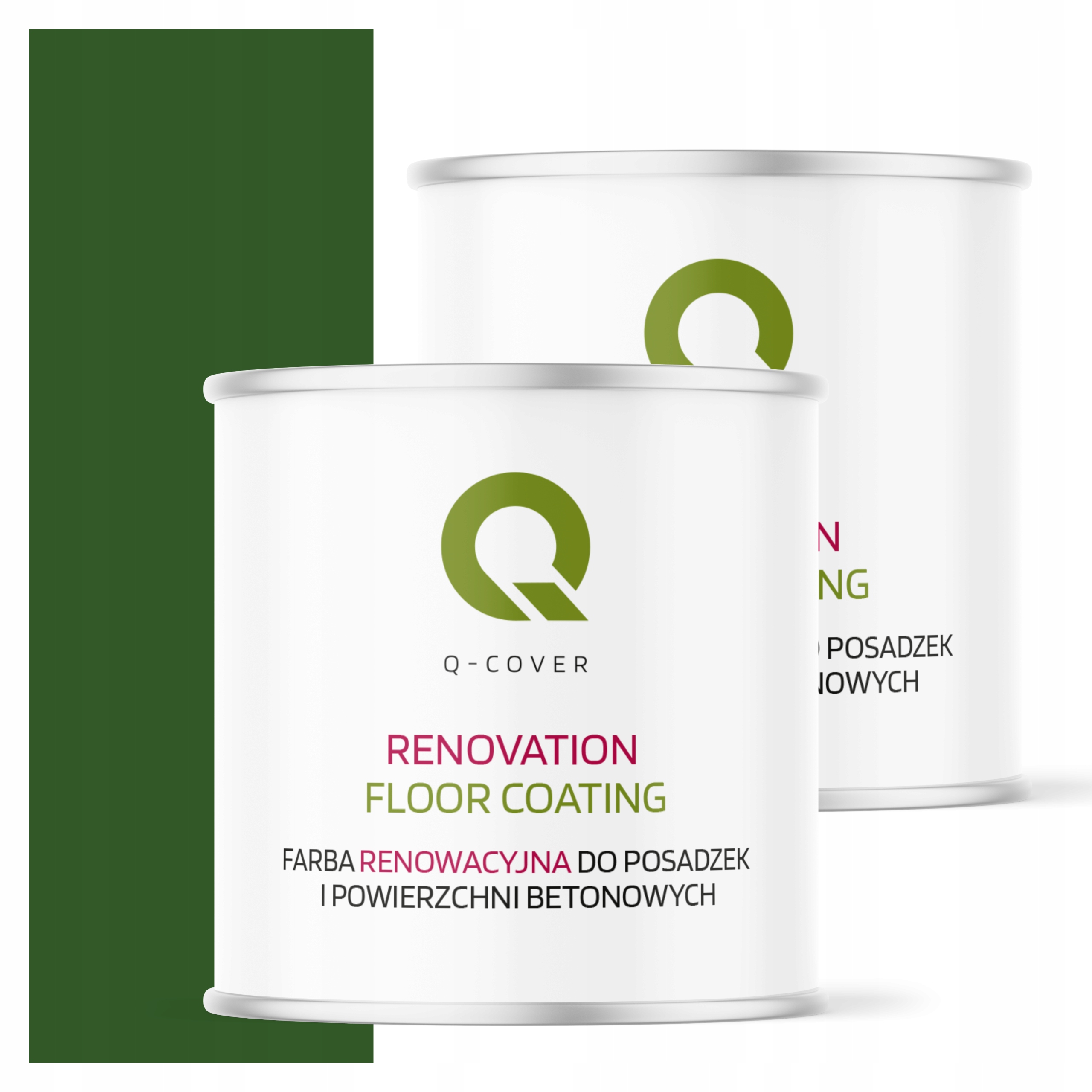 Ochranná farba na podlahy Renovačná zelená listová RAL6002 Lesk 2,5L