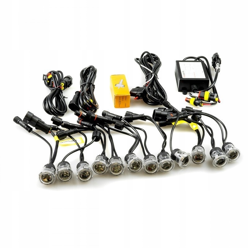 Denní světla Led Očka 23 mm Plus 12 Kusů Homologace