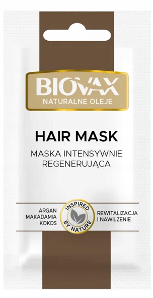 

Biovax maska Argan Makadamia Kokos 20ml L'biotica