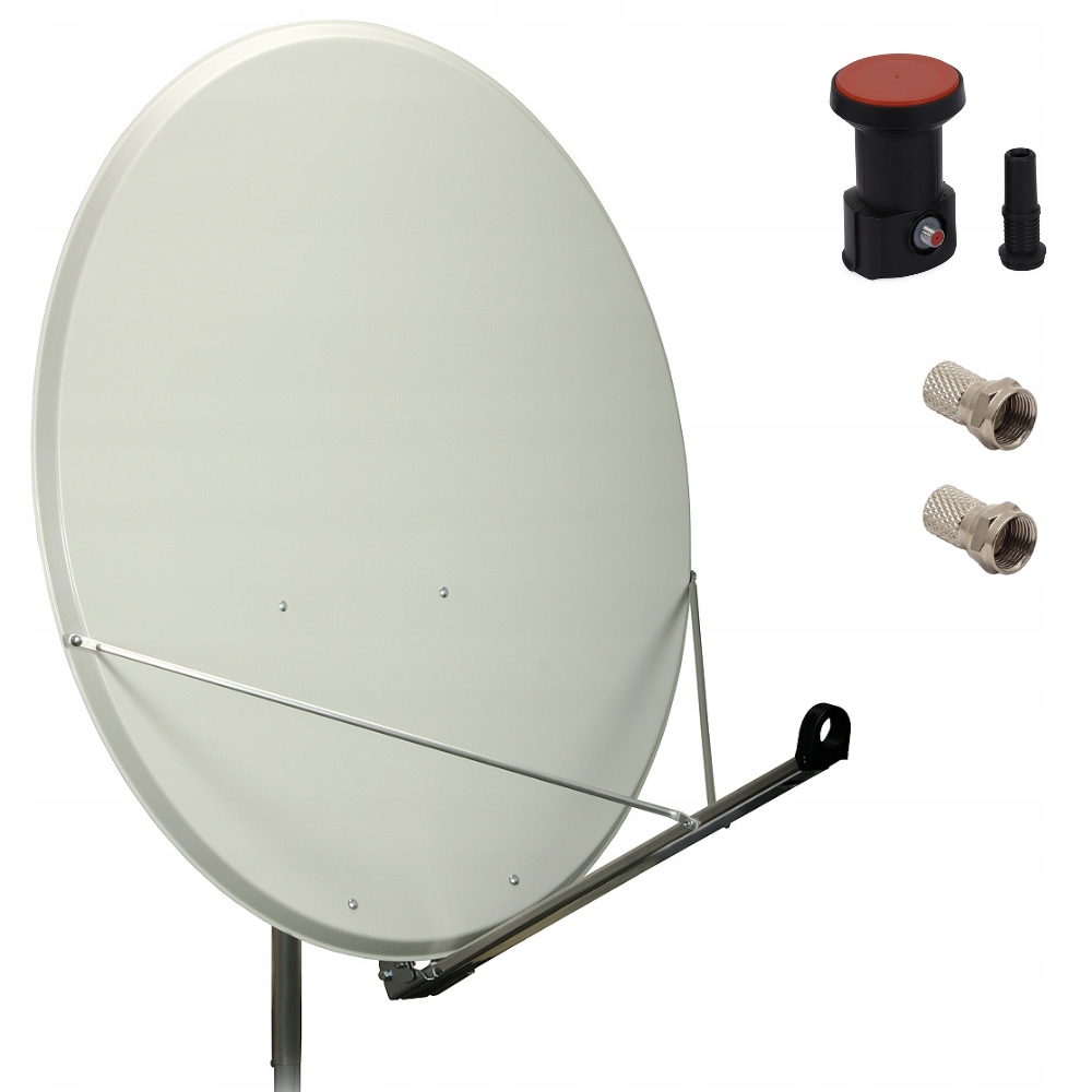 Antena satelitarna stalowa 100cm Famaval Trx-el 4K jasna konwerter Single