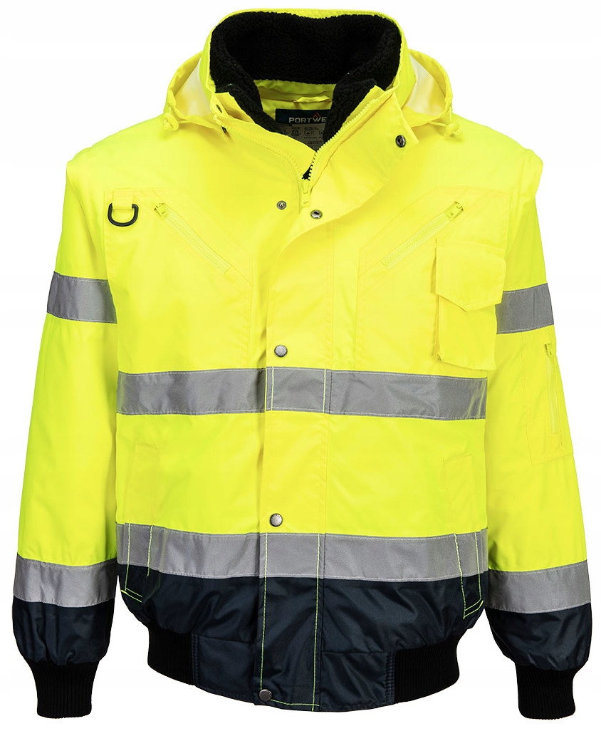 Výstražná bunda Bomber 3v1 Portwest C465 Ynr vel. Xs