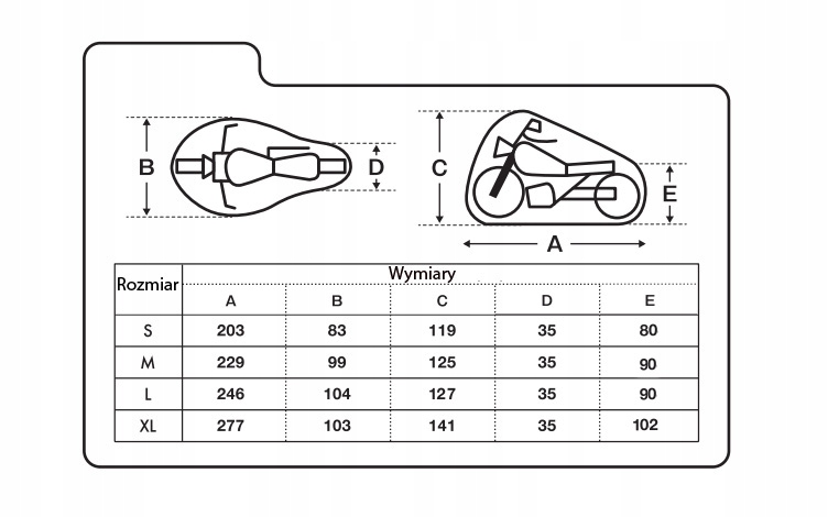 Pokrowiec Plandeka Kawasaki Ninja EX 250 300 Numer katalogowy producenta domyslny