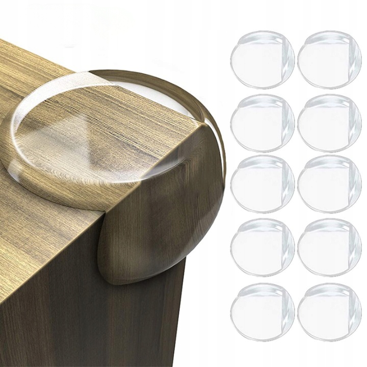 

12x Zabezpieczenie Na Rogi Kanty Mebli Szafki Stół